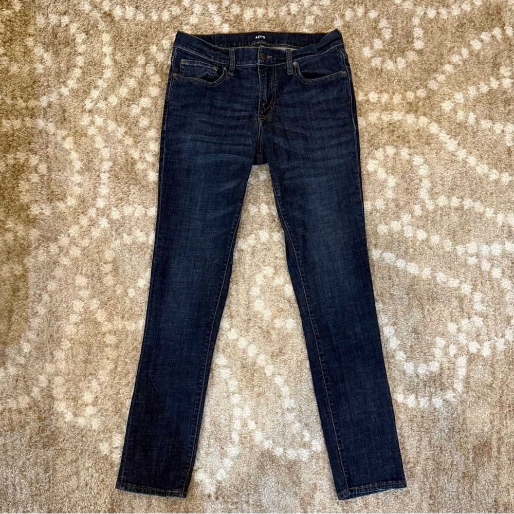 Aeropostale Dark Wash Slim Straight 30x32 Jeans